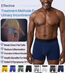 Mens Underwear/Incontinence Protection Pants For Adults/Breathable Comfort/Outdoor & Daily Use/Improve Lifestyle Anti-Leak