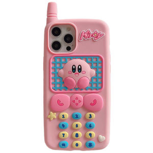 CrashStar 3D Cute Cartoon Creative Silicone Soft Phone Case For iPhone 14 13 12 11 Pro Max XS XR X 8 + 7 Plus Shockproof Pink Phone Casing Cover Shell Hot Sale