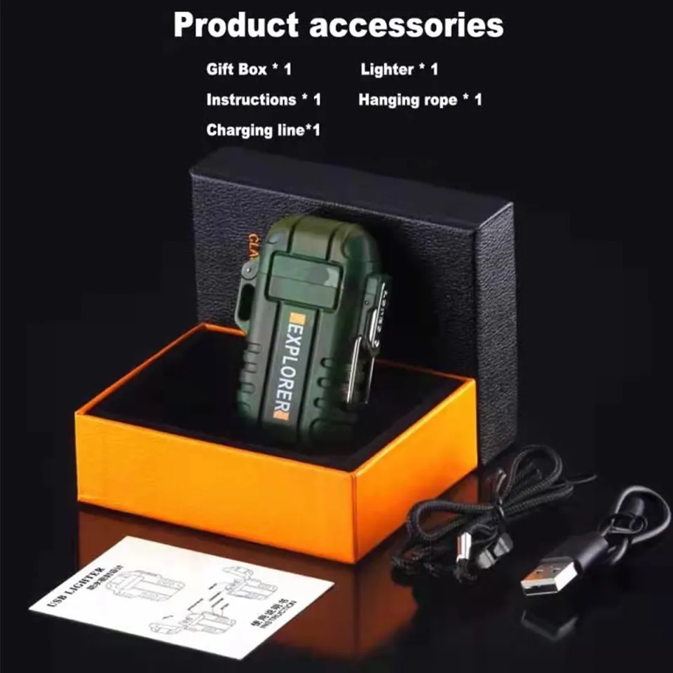 🔥Msia Stock🔥Pemetik api 防風打火機Dual Arc lighter charge lighter waterproof  lighter pemetik api elektrik plasma lighter - Lazada | Lazada