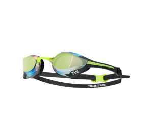 Kính Bơi TYR Adult TRACER-X ELITE Mirrored Racing Goggles Black Lime.