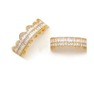 ZEEMIN ยุโรปและสหรัฐอเมริกาขายดีใหม่ HIPHOP ฝังเพทายระเบิดจัดฟันฮิปฮอป Teeth Grillz จัดหาโดยผู้ผลิต