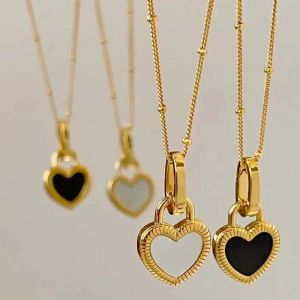 [Hai mặt] vòng cổ trái tim hai mặt cổ điển cho mặt dây chuyền thời trang nữ vòng cổ có thể cầm bằng vàng 18k dây chuyền thời trang nữ dây chuyền hình trái tim vỏ dây chuyền chạm xương quai xanh vòng cổ dây đeo ôm sát cổ quà tặng sinh nhật trang sức dự tiệ