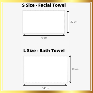 HH Disposable Bath Face Travel Towel 70x140cm Tuala Murah Pakai Buang Hotel Microfibre Towel