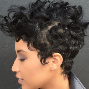 New foreign trade explosion Nigeria Europe and the United States WIG fashion short curly hair chemical fiber headgear