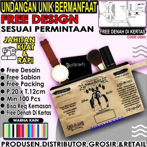 UNDANGAN PERNIKAHAN KARTU BLANGKO UNDANGAN UNIK BERMANFAAT MODEL POUCH DOMPET &TOTEBAG MURAH MEWAH