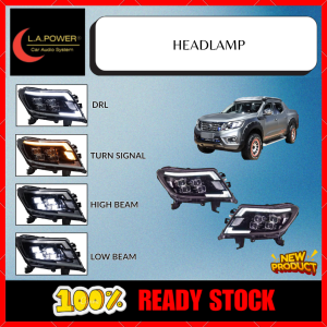 NISSAN NAVARA NP300 PRO4X 2X 2016-2021 CAR PROJECTOR SUPER 4 LED HI-LO BEAM RUNNING SIGNAL HEAD LAMP
