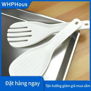 WHPHous Lớn gạo muỗng nhựa bữa ăn muỗng không dính nhà bếp tiện ích tay cuộn thìa gạo xẻng nhà bếp cung cấp dày gạo ngã ba