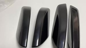 Cornerr 4Pcs Black For Toyota 4Runner N210 2003-2009 Hilux Surf SW4 ABS Plastic Car Roof Rack Bar Rail End Replacement Cover Shell Cover 2B5Z7