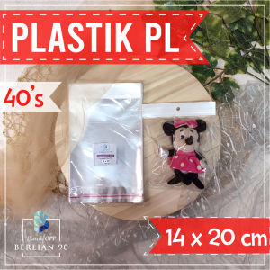 Plastik Display 14x20 Cm Tebal 40 mic isi 100 lembar / Plastik Perlize / Plastik Gantung Untuk Kemasan Aksesoris & Snack