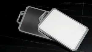 🇸🇬【In Stock】NEW Antibacterial Chopping Board  316 Stainless Steel double-sided antibacterial cutting board raw cooked