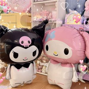 Kawaii Kuromi My Melody Cinnamoroll Birthday Party Decoration Jumbo Balloons Anime Sanrio Girl Heart Cute Photo Prop Balloon