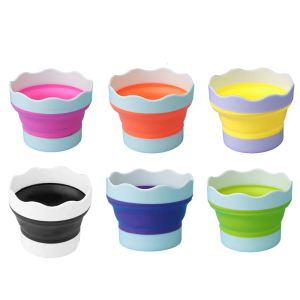 แปรงประหยัดพื้นที่เครื่องมือสีน้ำดีไซน์แบบยุบได้สำหรับศิลปินร่างภาพกลางแจ้ง