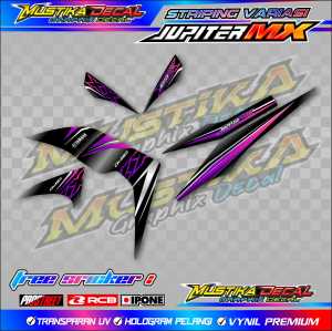 STRIPING VARIASI YAMAHA JUPITER MX OLD / STICKER LIST MOTOR YAMAHA JUPITER MX OLD