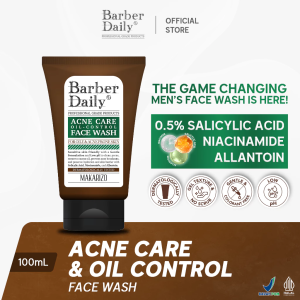 Barber Daily Acne Care & Oil Control Face Wash Makarizo 100mL