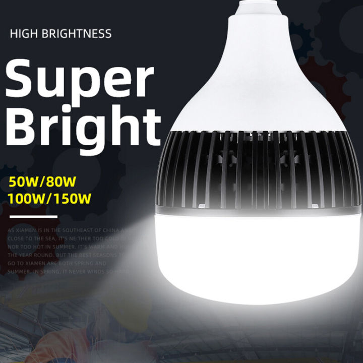 CANMEIJIA LED Bulb E27 220V Light Bulbs High Power Led Lamp 50W 80W