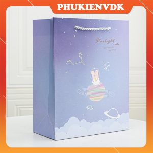 Túi Quà Tặng Sinh Nhật Túi Giấy Cứng Đựng Quà Dễ Thương Bầu Trời Đầy Sao