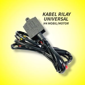 KABEL RILAY SET HID UNIVERSAL H4 H1 H11 H7 CABANG 2