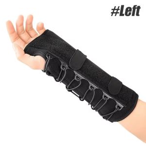 Buzesty Wrist Brace Adjustable Night Wrist Support Brace with Splints for Carpal Tunnel Arthritis Tendonitis Sprain Injuries