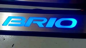 Sillplate Samping All New Brio Mobil All New Brio Sill Plate Pijakan Kaki Mobil All New Brio LED