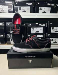 Fallen Phoenix Black Red Skate Shoe
