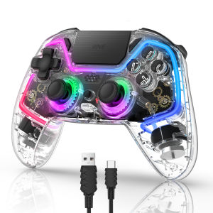 IINE Bastet Wireless Controller Compatible with PS4/Switch/PC/Android/IOS Hall Effect Joystick & Trigger With Touch Pad Macro&Turbo Function