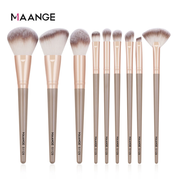 VEVOR 9PCS Makeup Brush Set for Foundation Blending Eyeshadow with Soft Bristles main image 1