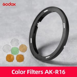 Godox AK-R1 S-R1 Barn Door Snoot Color Filter Reflector Honeycomb Diffuser Ball Kits for Godox AD200 H200R V1 Flash Head