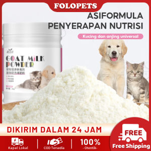 FOLOPETS Susu Anjing & Kucing Goat Milk Kecil Baru Lahir Dewasa Menyusui Hamil Cat Dog Milk 280g