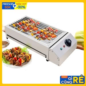 Bếp Nướng Điện Hàn Quốc Không Khói Công Suất 2800w Lò Nướng Điện Chín Nhanh Inox Vệ Sinh An Toàn