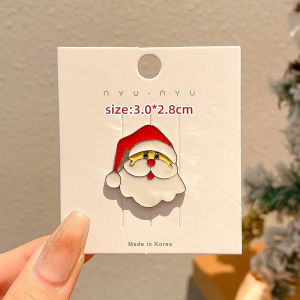 Christmas Brooch INS Badge Men and Women Santa Pin Japanese Cute Fashion Personality Jewelry Accessories