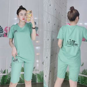 [MẪU MỚI + CÓ BIGSIZE TỚI 85KG] Đồ bộ nữ mặc nhà set bộ đồ thun lửng cotton mặc nhà dễ thương bigsize