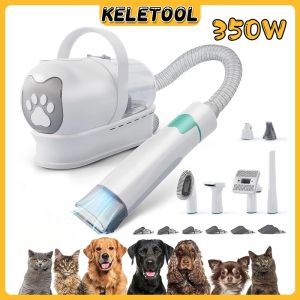 7-in-1 Multifunctional Pet Grooming Vacuum Kit for Pet Hair Removal Grooming Cats and Dogs Low Noise Design
