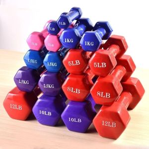 Cindychen2      2LB -12LB Dumbell Gym Dumbell Exercise and Fitness Dumbell Lady Dumbell Muscle Fitness Equipment