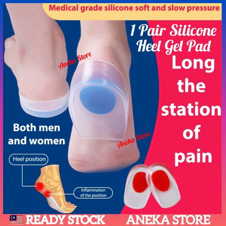 Silicone Gel Heel Cushion Inserts For Shoes Heel Cup Pads For Bone Spurs  Pain Relief Protectors Plantar Fasciitis Insole Insert - Insoles -  AliExpress