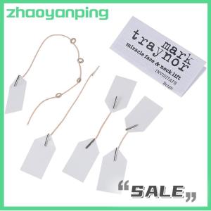 zhaoyanping 40 Miếng Băng Nâng Mặt Bộ Băng Dán V-line Vô Hình Miếng Dán Mặt Mỏng