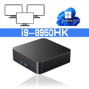 New Original Mini Gaming PC Intel Core i9 8950HK Windows 11 Portable 16GB RAM 512GB/1TB/2TB SSD WiFi 6 4K HD 3 Year Warranty Learing work desktop computer