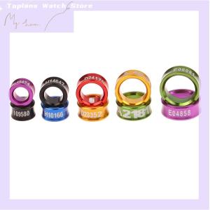 [Toplans]💖[HOT SALE]🎈🎈 10Pcs Aluminum Parrot Leg Rings Pigeon Foot Rings Bird Parrot Feeding Identification Outdoor Flying Training Tools Bird Supplies