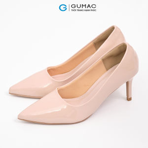 [MUA 2 GIẢM 70K] Giày Cao Gót Nữ GUMAC Da Bóng Mũi Nhọn Gót Thanh Mảnh Sang Trọng GF04043