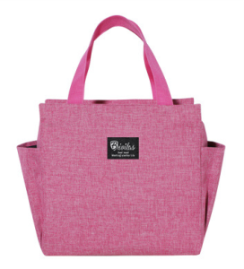 HL0497 Tas Bekal Menjaga Suhu Temperatur Tas Bekal Anti Air Lunch Cooler Bag Box Anti Air Makanan Alumunium Foil Tas Kotak Makanan Lunch Bag Tote Bag Bekal