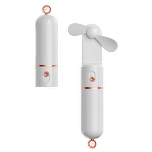 Portable Handheld Mini Fan - USB Rechargeable Pocket Fan 3-Speed Outdoor/Travel Personal Cooling Fan Quiet Battery-Powered Gift Fan