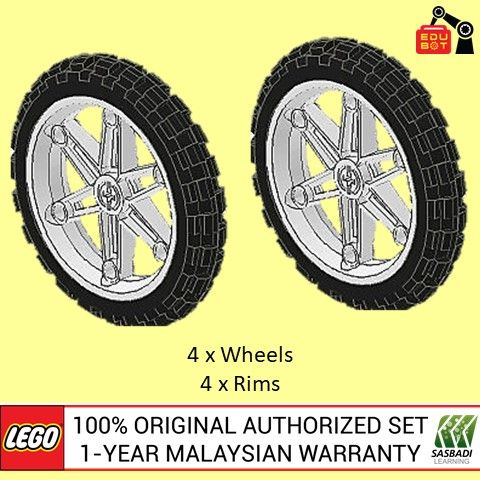 LEGO Motorcycle Wheel Bicycle Wheel Set NXT EV3 2903c01 (2903