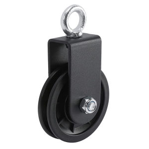 Cable Pulley 360 Degree Rotation Traction Wheel 88mm Silent Nylon Pulley Wheel for Gym Equipment