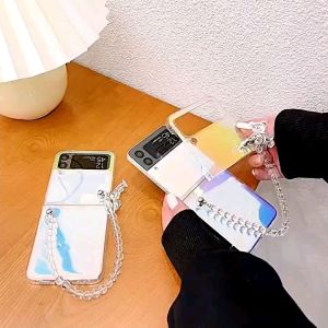 (CÓ SẴN)Ốp samsung galaxy Zflip3 - Z Flip4 - Z FLIP 3 - Z Flip3 - Zflip4 - Z Flip 4 5G holoram dây đeo gấu dễ thương