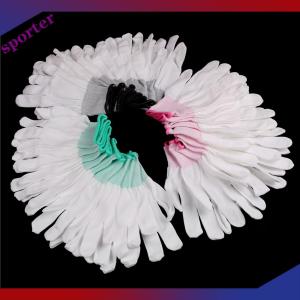 Sporter ถุงมืออิเล็กทรอนิกส์ทำงานอิเล็กทรอนิกส์ป้องกันไฟฟ้าสถิตย์นิ้วเคลือบฝ่ามือ5คู่