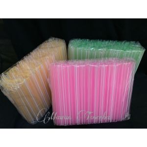 Sedotan Bubble tea Boba 6mm8mm12mm isi 200gram / sedotan minuman ice juice jus tebal