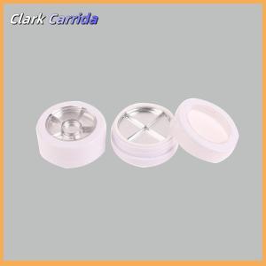 [Clark Carrida] Empty Eye Shadow Case Makeup Palette Box Plastic Skylight Clear Lid Aluminum Pan Round Creamy Concealer Container