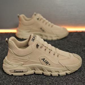 รองเท้าผู้ชายสีทึบ รองเท้าผ้าใบลําลองระบายอากาศได้ดี