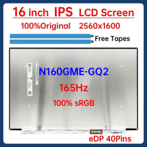 16" 165Hz Laptop LCD Screen N160GME GQ2 N160GME-GQ2 Display Matrix Panel Replacement 2560x1600 eDP 40 Pins Non-Touch N21832-J61