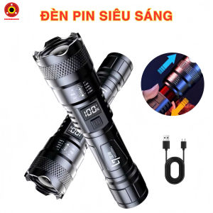 Đèn Pin Cầm Tay Siêu Sáng WS66 - Có Zoom Xa Gần Pin Trâu Chống Nước Thiết Kế Nhỏ Gọn