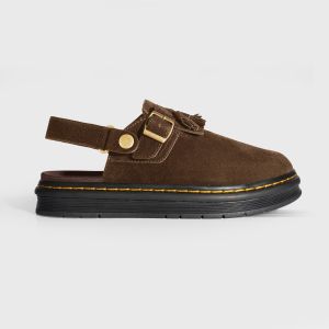 Osgood - Paul Suede Brown - Sandal Kulit